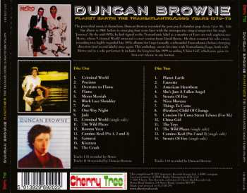 2CD Duncan Browne: Planet Earth: The Transatlantic/Logo Years 1976-1979
