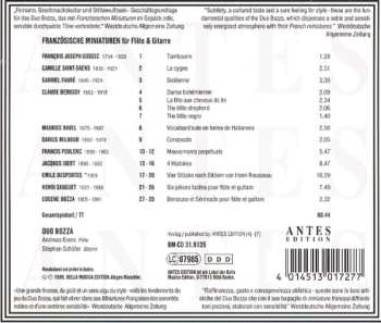 CD Duo Bozza: Französische Miniaturen Für Flöte & Gitarre