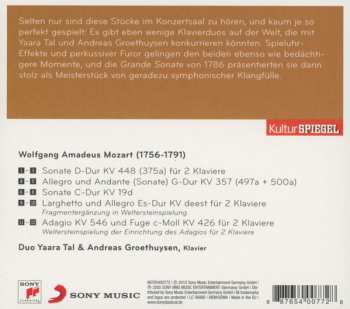 CD Wolfgang Amadeus Mozart: Werke Für Zwei Pianisten