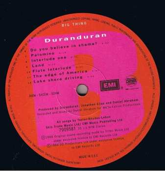 LP Duran Duran: Big Thing