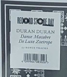 LP Duran Duran: Danse Macabre De Luxe Zoetrope (Bonus LP)