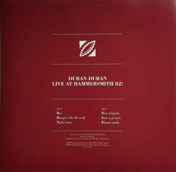 2LP Duran Duran: Hammersmith '82! CLR