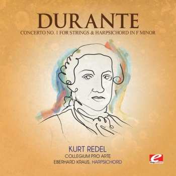Album Durante: Concerto 1 Strings & Harpsichord F Min