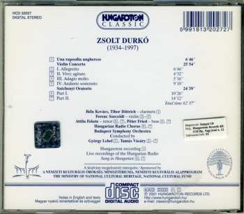 CD Durkó Zsolt: Una Rapsodia Ungherese / Violin Concerto / Széchenyi Oratorio