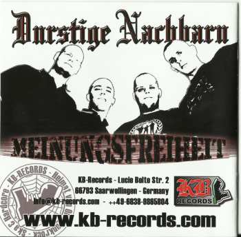 CD Durstige Nachbarn: Meinungsfreiheit