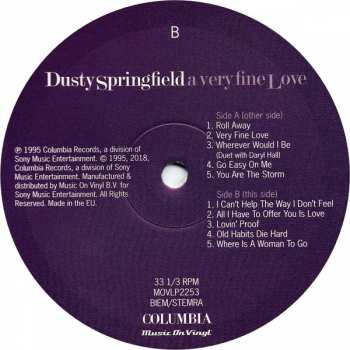 LP Dusty Springfield: A Very Fine Love LTD | NUM | CLR