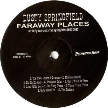 LP Dusty Springfield: Faraway Places: Her Early Years With The Springfields 1962-1963 CLR
