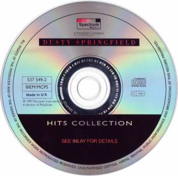 CD Dusty Springfield: Hits Collection