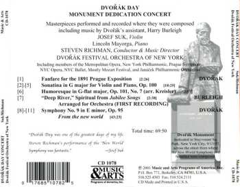 CD Antonín Dvořák: Dvořák Day Concert, Symphony No. 9 "From The New World" + Sonatina, Humoresque, Fanfare + "Deep River" 