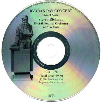 CD Antonín Dvořák: Dvořák Day Concert, Symphony No. 9 "From The New World" + Sonatina, Humoresque, Fanfare + "Deep River" 