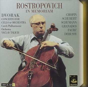 Album Dvorak / Chopin / Rostropovich / Cpo / Talich: Cello Concerto