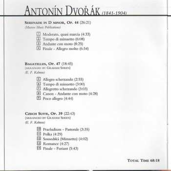 CD Antonín Dvořák: Serenade, Op. 44 / Bagatelles, Op. 47 / Czech Suite, Op. 39