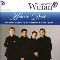 CD Antonín Dvořák: String Quartets - E-Flat Major Op.51 “Slavonic” - G Major Op.106