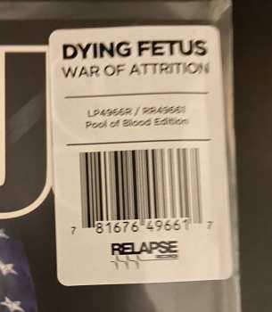 LP Dying Fetus: War Of Attrition CLR