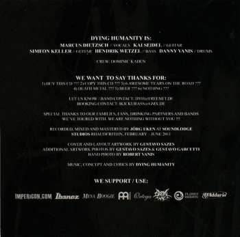 CD Dying Humanity: Living On The Razor's Edge