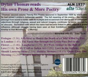 CD Dylan Thomas: Dylan Thomas Reads His Prose & More Poetry
