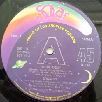 Dynasty: Do Me Right / I've Just Begun To Love You
