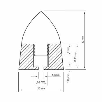 Audiotechnica Dynavox - Absorber A4 Stříbrná