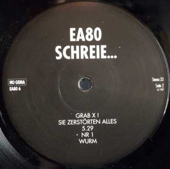 LP EA80: Mehr Schreie...