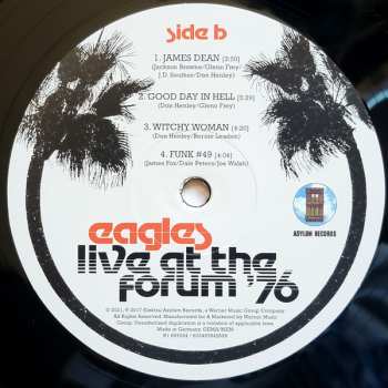 2LP Eagles: Live At The Forum '76