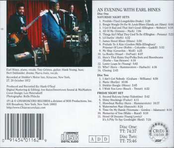 2CD Earl Hines: An Evening With Earl Hines