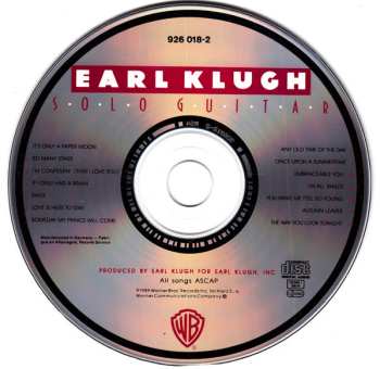 CD Earl Klugh: Solo Guitar