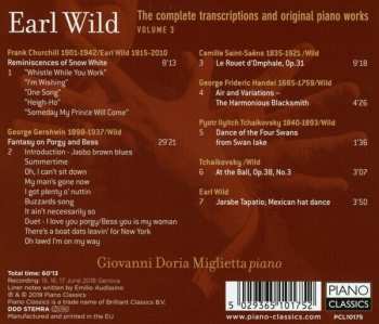 CD Earl Wild: Earl Wild: The Complete Transcriptions And Original Piano Works, Vol. 3
