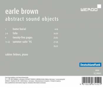 CD Earle Brown: Abstract Sound Objects
