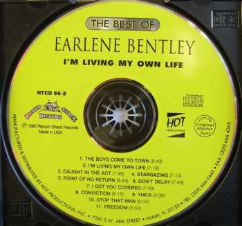 CD Earlene Bentley: The Best Of Earlene Bentley - I'm Living My Own Life