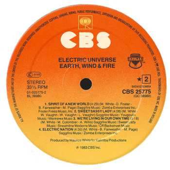 LP Earth, Wind & Fire: Electric Universe