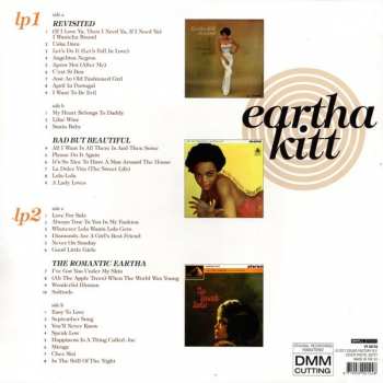 2LP Eartha Kitt: Three Original Albums: Revisited / Bad But Beautiful / The Romantic Eartha