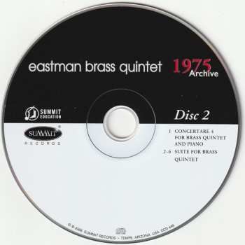 2CD Eastman Brass Quintet: 1975 Archive