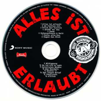 CD EAV (Erste Allgemeine Verunsicherung): Alles Ist Erlaubt