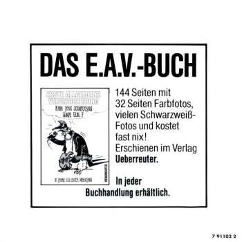 CD EAV (Erste Allgemeine Verunsicherung): Kann Denn Schwachsinn Sünde Sein...?