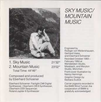 2CD Eberhard Schoener: Meditation / Sky Music - Mountain Music