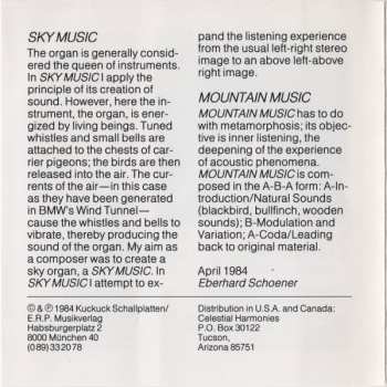 2CD Eberhard Schoener: Meditation / Sky Music - Mountain Music