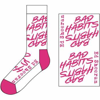 Merch Ed Sheeran: Enkelsokken Bad Habits 