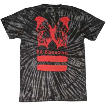 Merch Ed Sheeran: Ed Sheeran Unisex T-shirt: Red Equals Butterfly (back Print & Wash Collection) (small) S
