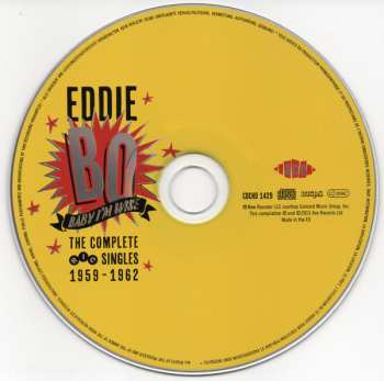 CD Eddie Bo: Baby I'm Wise - The Complete Ric Singles 1959-1962