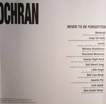 CD Eddie Cochran: 12 Of His Biggest Hits / Never To Be Forgotten