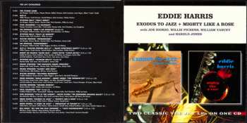CD Eddie Harris: Exodus To Jazz + Mighty Like A Rose