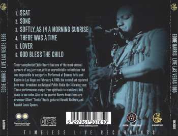 CD Eddie Harris: Live.. Las Vegas 1985