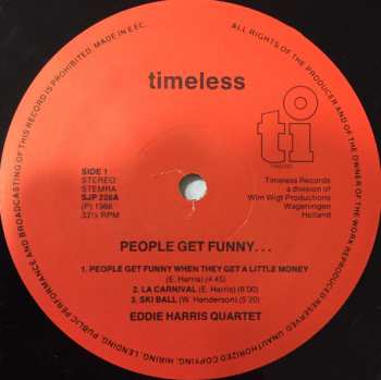 LP Eddie Harris: People Get Funny...