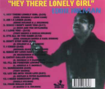 CD Eddie Holman: Hey There Lonely Girl 