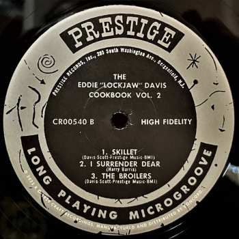 4LP/Doos Eddie "Lockjaw" Davis: Cookin' With Jaws And The Queen: The Legendary Prestige Cookbook Albums LTD