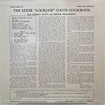 4LP/Doos Eddie "Lockjaw" Davis: Cookin' With Jaws And The Queen: The Legendary Prestige Cookbook Albums LTD