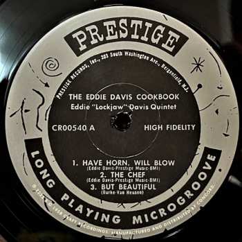 4LP/Doos Eddie "Lockjaw" Davis: Cookin' With Jaws And The Queen: The Legendary Prestige Cookbook Albums LTD