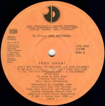 LP Eddy Grant: Can't Get Enough