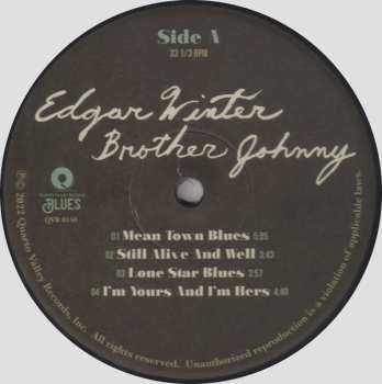 2LP Edgar Winter: Brother Johnny LTD
