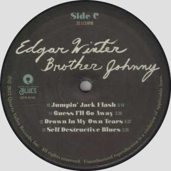 2LP Edgar Winter: Brother Johnny LTD